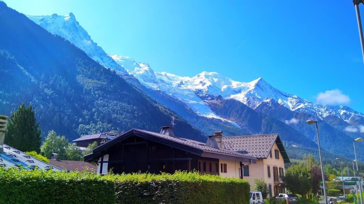 Chalet Racar Pour 4 Personnes, Centre Ville Et Vue Sur La Montagne 霞慕尼 外观 照片